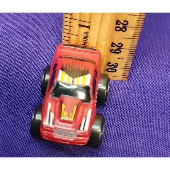 Micro Machines Toys Retro 987 Micro Machine Plastic Red Sports Car